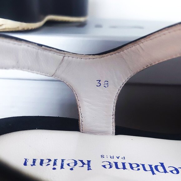 Stephane Kelian (Paris) Woven Ankle Strap Platform Sandals - Size 38 m(US 7.5/8) - Picture 8 of 9